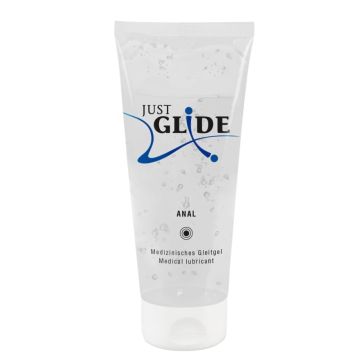 Lubrikant Just Glide Anal 200 ml – veganski lubrikant z zeliščno formulo za analno uporabo

